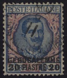 1909 - Floreale 5 Lire sovrastampato ... 