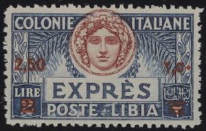 1927 - Sovrastampato 2,50 su 2 Lire, Ex n° ... 
