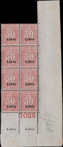 1915 - Cifra sovrastampata 30 cent., SxV n° ... 