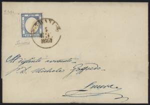 1861 - Provincie - 2 Grana azzurro chiaro, ... 