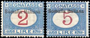 1909 - Somalia Italiana in alto, Sx n° ... 