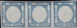 1861 - 2 gr. azzurro scuro, n° 20i, ... 