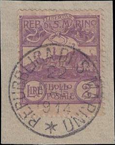 1903 - 2 Lire violetto, n° 44, eccellente, ... 