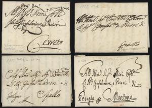 1729/1779 - BOLLI A SECCO - Lazio e Umbria - ... 