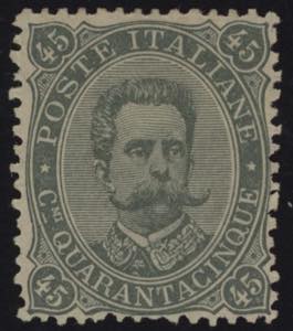 1889 - “Cuoricino”, 45 cent. verde ... 