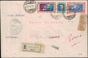 1933 - Balbo, PA n° 51A, ottimo, su lettera ... 