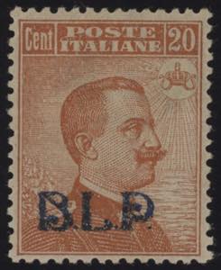 1921 - 20 cent. arancio, sovrastampa del I ... 