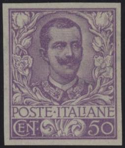 1901 - Floreale 50 centesimi, n° P76, ... 