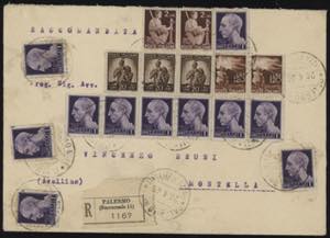 1946 - Giulio Cesare 1 Lira violetto (x 11!) ... 