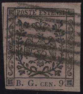 1853 - BG Grandi, Segnatasse per Giornali ... 