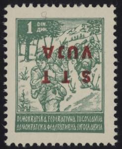 1949 - Sovrastampato 1 dinaro, n° 8b, ... 