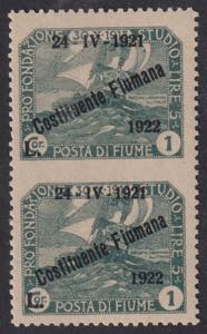 1922 - Costituente 1 Lira, n° 186u, coppia ... 