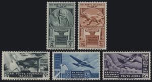 1933 - Cinquantenario Eritreo, n° 23/31 + A ... 
