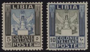 1937 - Pittorica 5 e 10 Lire dentellati 11, ... 