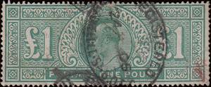 1902 - Edoardo VII 1 £, n° 121, ottimo. ... 