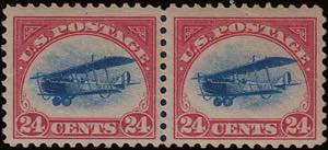 1918 - Curtiss Jenny 24 cent., PA n° 3, ... 