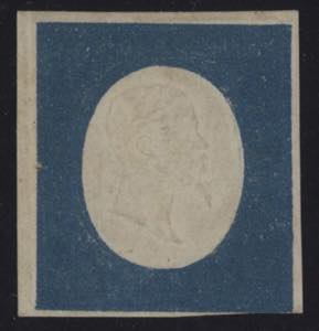 1854 - 20 centesimi azzurro, n° 8, ottimo, ... 