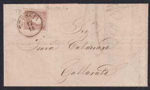 1858 - 10 soldi bruno I tipo, n° 26, ... 