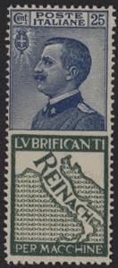 1924 - Reinach 25 cent., Pubb n° 7, ottimo, ... 