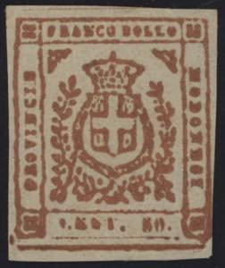 1859 - 80 centesimi , n° 18ee, ottimo, con ... 