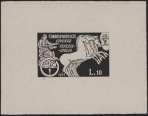 1945 - SABE 10 Lire, n° 14, splendido ... 