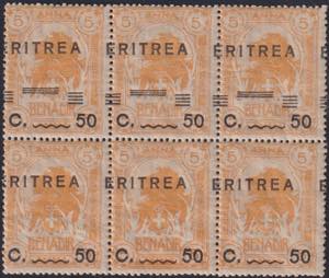 1922 - 50 c. su 5 a., n° 59ca + 59db, ... 