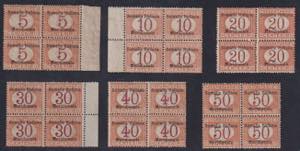 1906 - Somalia Meridionale, Sx n° 1/6, ... 
