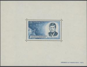 1964 - Kennedy dentellato, BF n° S8, ottimo.