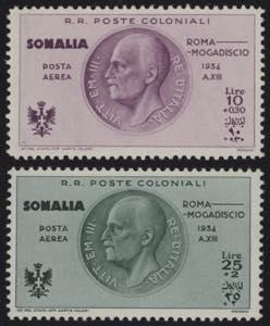 1934 - Volo Roma - Mogadiscio, n°7/16, ... 