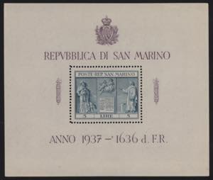 1937 - Indipendenza, BF n° 1, 30 esemplari, ... 