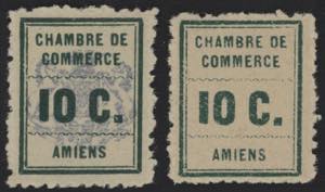 1909 - Amiens, Scioperi n° 1 + 1d (Yvert), ... 