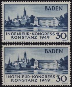 1949 - BADEN - Congresso di Costanza, n° 46 ... 