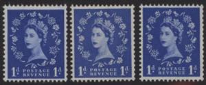 1957/58 - Elisabetta 1 d. azzurro, SG n° ... 