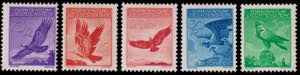 1946 - Uccelli, PA n° 9A/13A, carta ... 