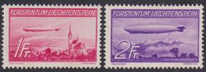 1936 - Zeppelin, PA n° 15/16, 2 serie, ... 