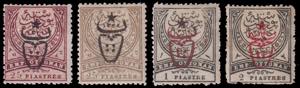 1917 - Sovr., n° 468/9 + 470/1. Sigla ... 