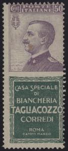 1924 - Tagliacozzo 50 cent., Pubb n° 17, ... 