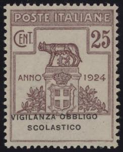 1924 - Vigilanza Obbligo Scolastico, n° 69, ... 