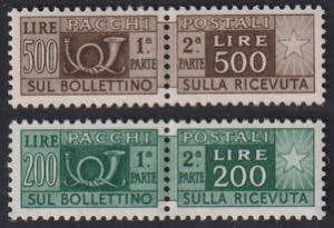 1946 - Pacchi Ruota, PP n° 66/78 + 80 ... 