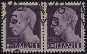 1945 - 1 Lira, n° 8 (hh), ottima coppia ... 