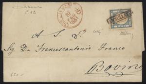 1861 - Province - 2 Grana azzurro, n° 20b, ... 
