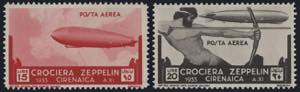 1933 - Crociera Zeppelin, n° 12/17, ottimi, ... 