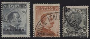 1912 - Soprastampati CALIMNO, n° 1/11, ... 
