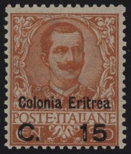 1905 -  Floreale 15 cent. su 20 cent., n° ... 