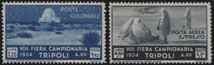 1934 - VIII Fiera di Tripoli, n° 125/131 + ... 