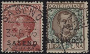 1933 - SASENO - Ordinaria, n° 1/8, ottima, ... 