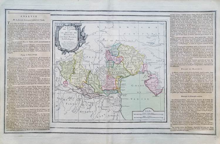 1766 Carta dellItalia nord ... 