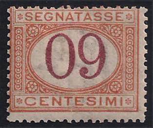SEGNATASSE - 1890/94 c.60 arancio ... 