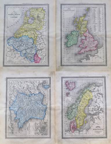 1865/68 Europa, Asia e Oceania, ... 