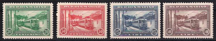1932 Ferrovia Rimini-San Marino ... 